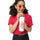 Chile Zia Stainless Steel Tumbler — stainless steel tumbler in white, front view