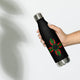 Chile Zia Water Bottle Black - Hatch Green Chile