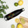 Chile Zia Water Bottle — stainless steel water bottle in black 17oz, front view