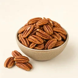 Bowl of New Mexico pecan halves